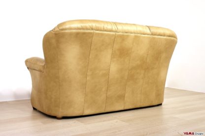 Retro divano classico in pelle