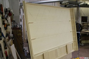 fusto grezzo testiera letto di lusso