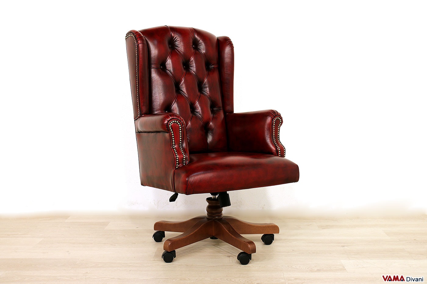 Poltrone da ufficio classiche stile Chesterfield - VAMA Divani