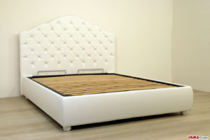 Letto capitonnè bianco