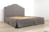 Letto classico matrimoniale con gonna