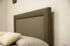 testiera letto imbottita design squadrato