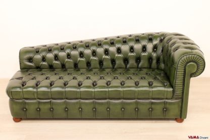 Dormeuse Chesterfield con seduta capitonnè