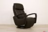 Poltrona moderna reclinabile in pelle marrone di design