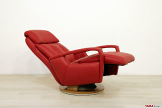 Poltrona relax moderna con poggiapiedi incorporato