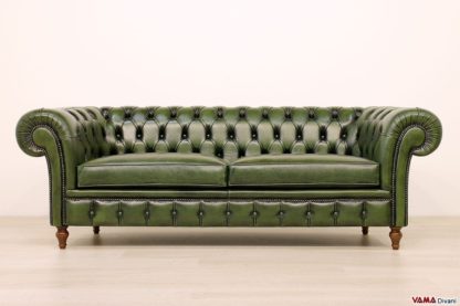 Divano Chesterfield Roma originale in stile inglese