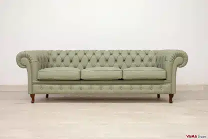 Divano Chesterfield Roma su misura personalizzato dal cliente