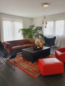 Divano Chesterfield VAMA in casa di un cliente in Germania