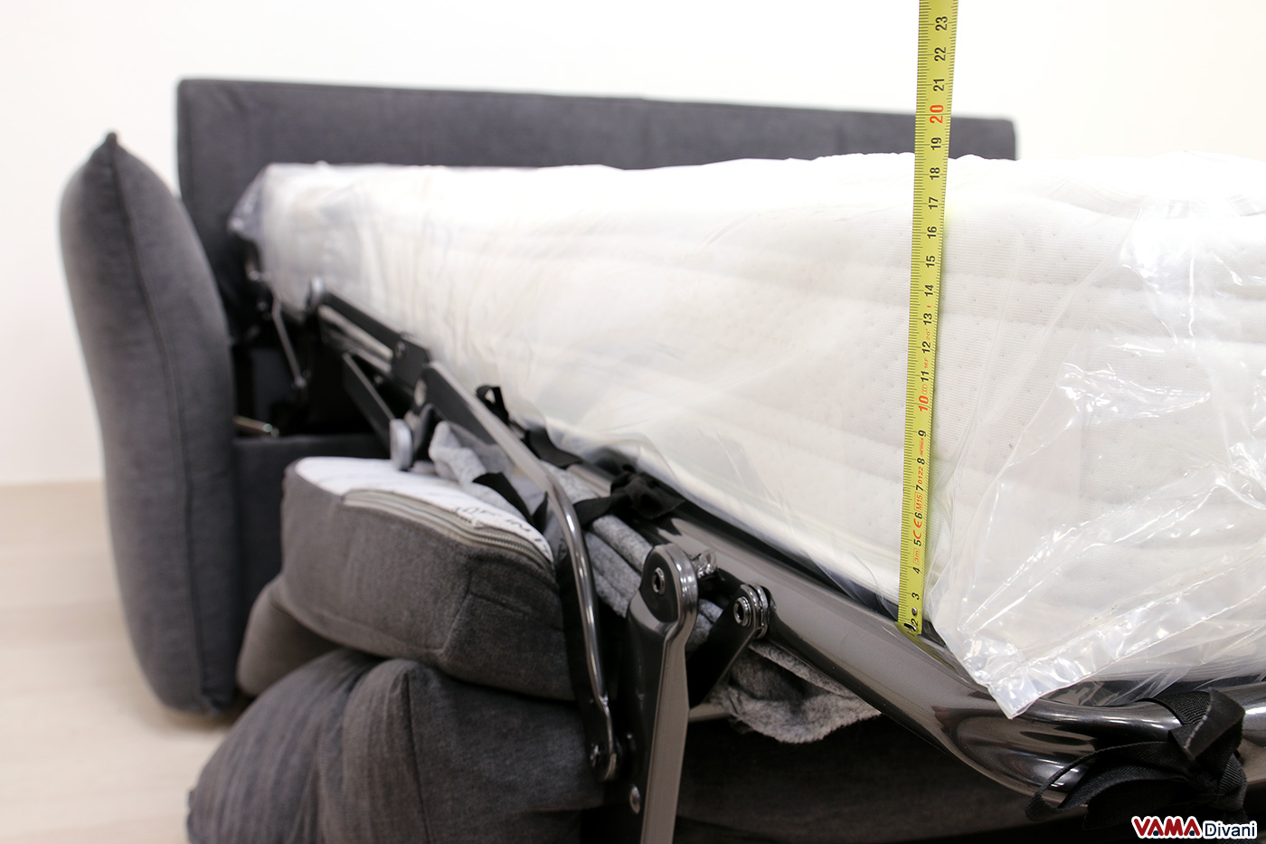Materasso alto divano letto comodo