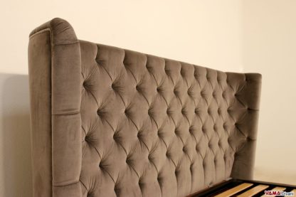 Testata letto moderna con lavorazione capitonnè