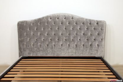 Testiera letto capitonnè in velluto