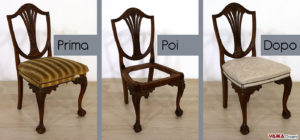 Restauro sedia antica