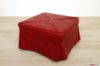 Pouf letto ecopelle rosso