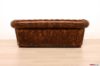 Dietro divano Chester in pelle vintage marrone