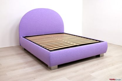 Letto matrimoniale con testata tonda