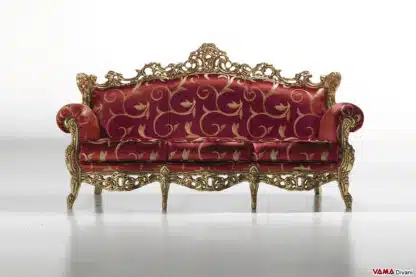 Divano barocco in stile veneziano